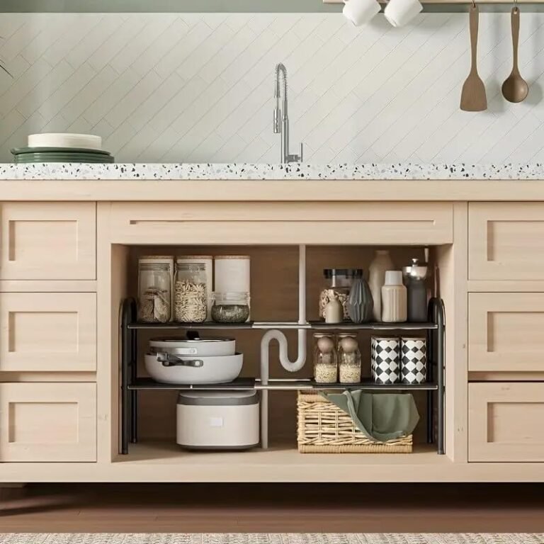 Read more about the article Adjustable Under Sink Organizer Rack Price