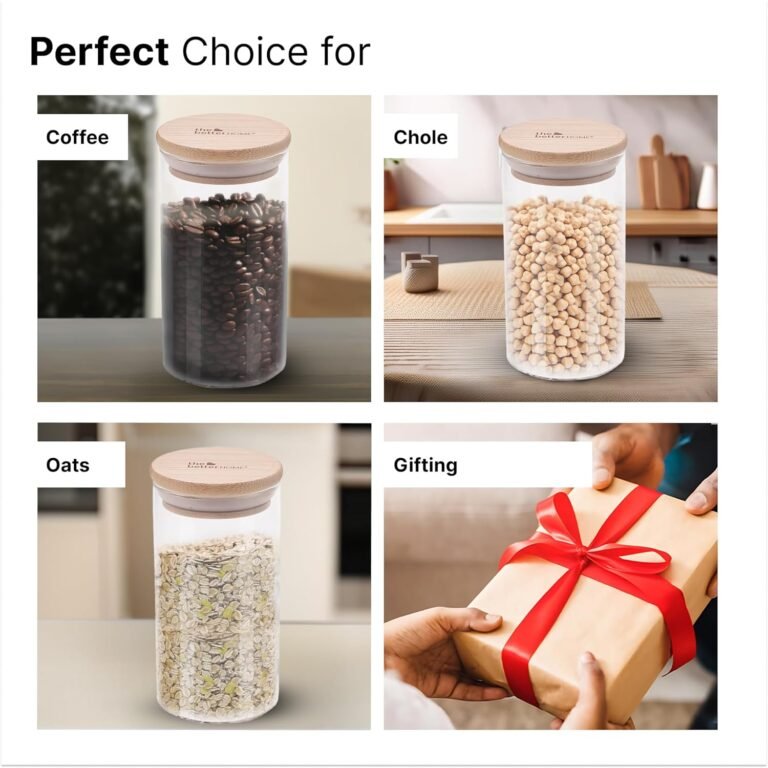 Read more about the article Borosilicate Glass Jar Set for Spices and Dry Fruits