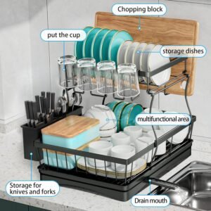 The Best Large Dish Drying Rack for Family Kitchen